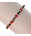 Rajola Andrea Bracelet with Coral and Hematite for Women - 0