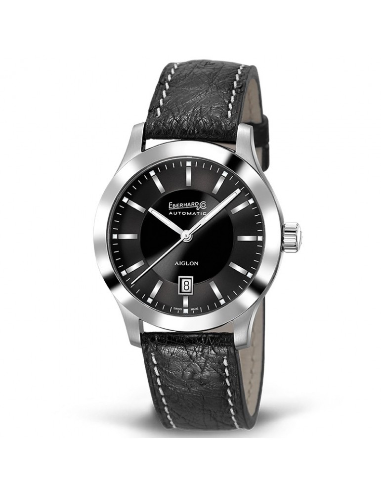 Eberhard Men's Watch - Aiglon Grande Taille Automatic 41mm Black - 0