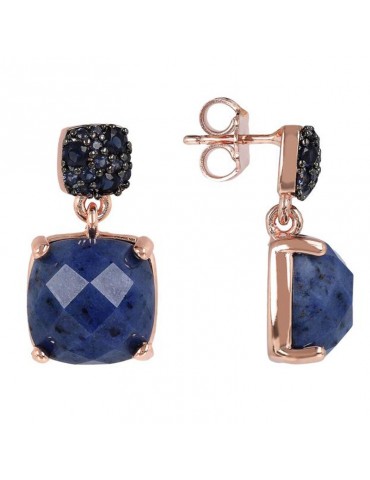 Orecchini Bronzallure - Preziosa Pendenti - Dumortierite -WSBZ01760DUM 2