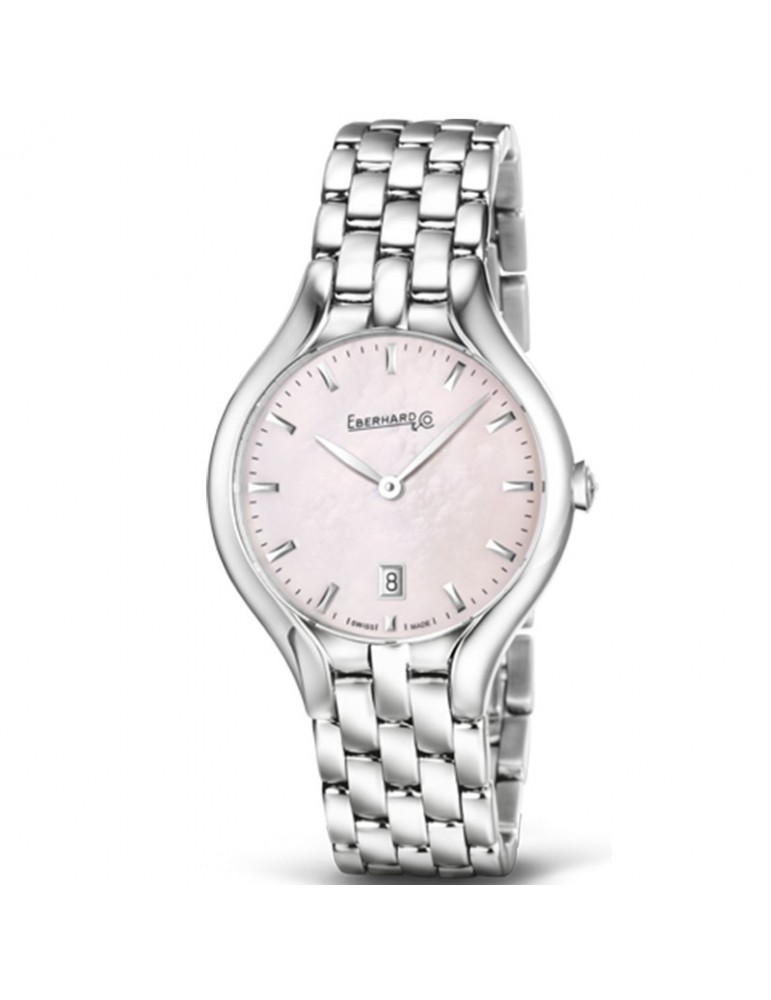 Eberhard Woman's Watch - Rêve Quartz 30mm Pink Mother of Pearl - 0