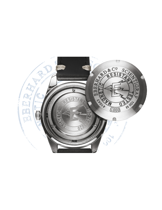 Eberhard Men's Watch - Scientigraf Automatic 41 mm Black Orange - 0