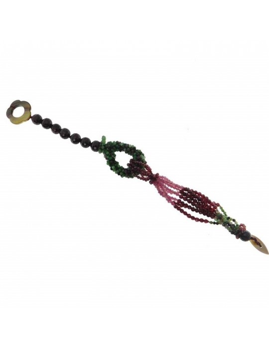 Rajola Galileo Bracelet with Garnet and Tourmaline for Women - 0