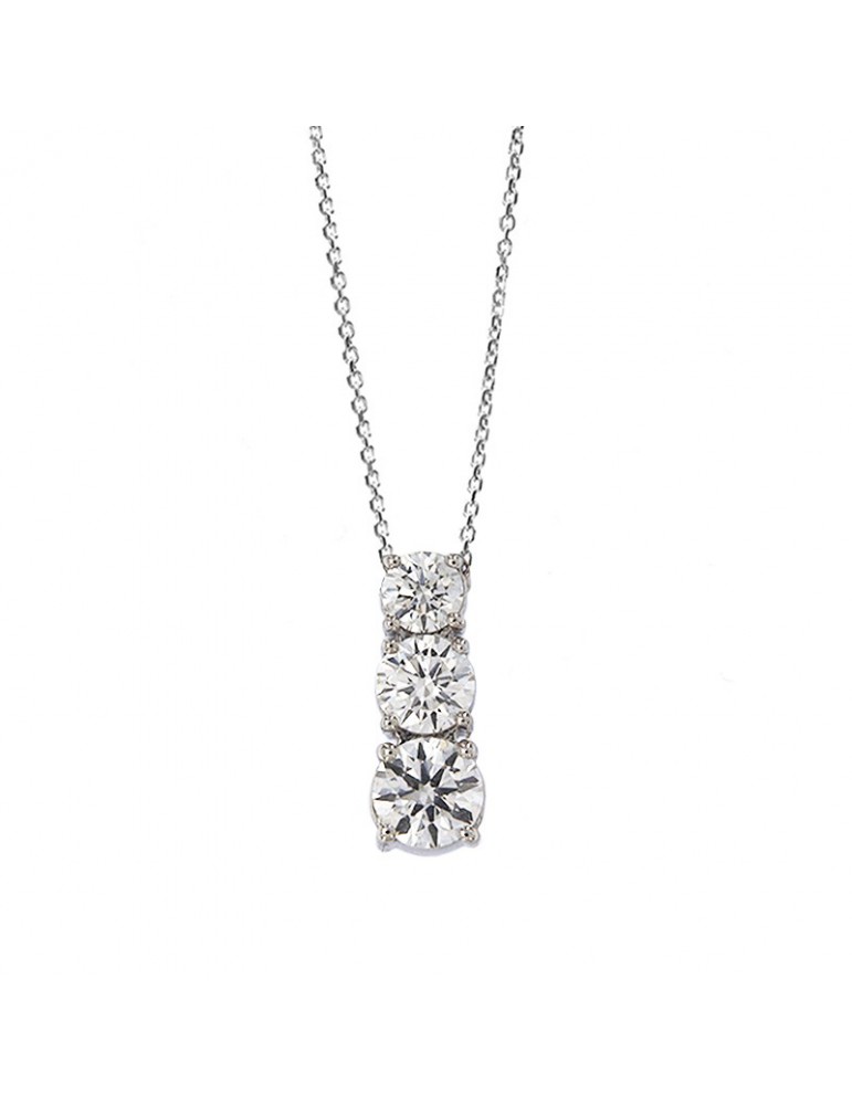 Crivelli Trilogy Woman's Necklace with Diamonds - 0
