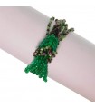 Rajola Woman's Bracelet - Embraces with Green Agate and Zoisite Mop - 0