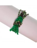 Rajola Woman's Bracelet - Embraces with Green Agate and Zoisite Mop - 0