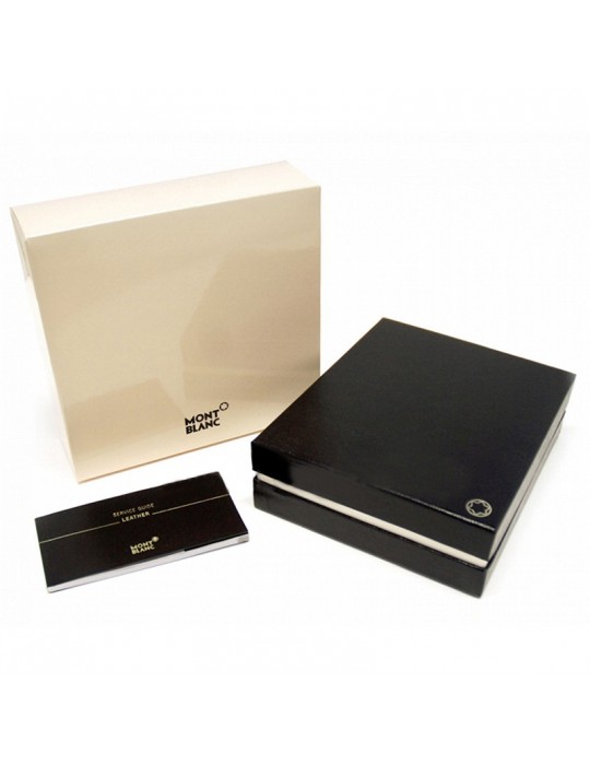 Montblanc Men's Wallet - Meisterstück in Black Leather with 6 Compartments - 0