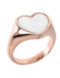 Anello Bronzallure - Alba - Cuore Madreperla Bianca - WSBZ01729WM