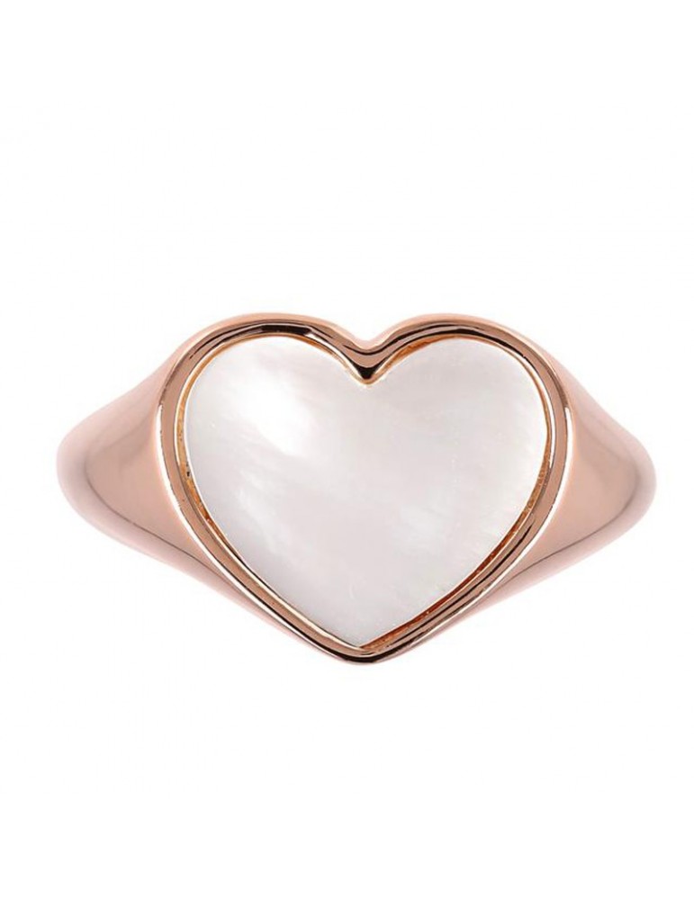 Anello Bronzallure - Alba - Cuore Madreperla Bianca - WSBZ01729WM