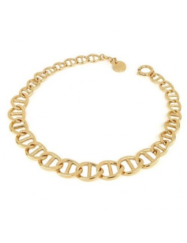 Unoaerre Woman's Necklace - Golden Bronze Crossbar Chain 43 cm - 0