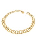 Unoaerre Woman's Necklace - Golden Bronze Crossbar Chain 43 cm - 0