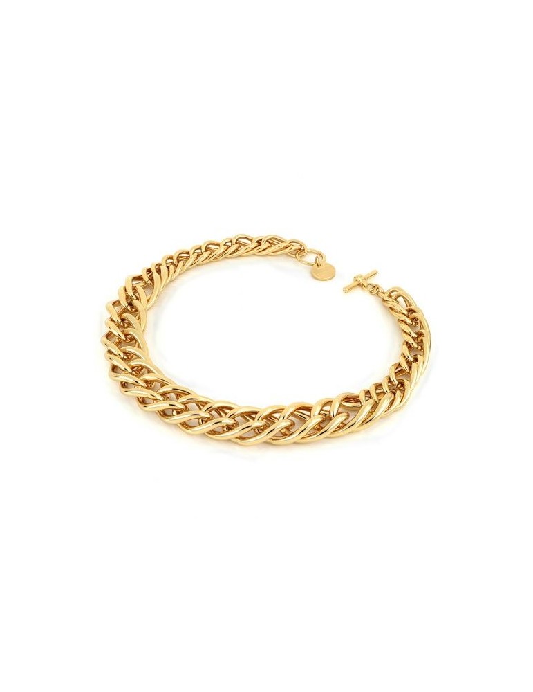 Collana Unoaerre - Maxi Twist - Bronzo Dorato Lucido 45cm - EXH5125