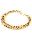 Collana Unoaerre - Maxi Twist - Bronzo Dorato Lucido 45cm - EXH5125