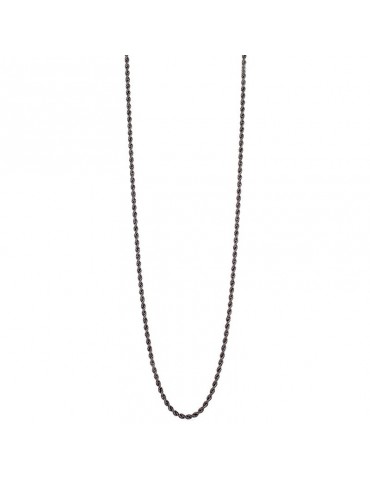 Unoaerre Woman's Necklace - in Black Bronze with Rope Chain 92cm - 0