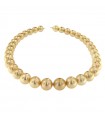 Coscia Necklace Thread of Gold Pearls South Sea for Woman - 0