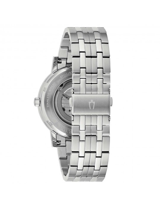 Orologio Bulova Uomo - Clipper - Automatico - 42 mm - Argento - 96A238