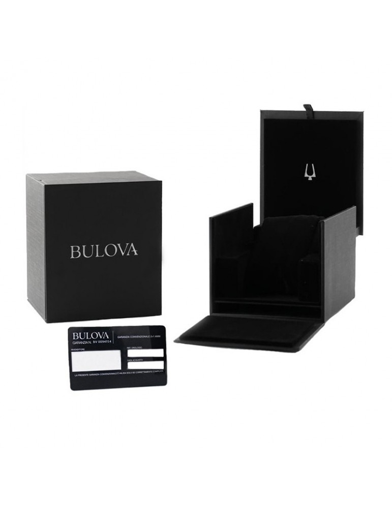 Bulova Man's Watch Marine Star 43mm Chrono Black