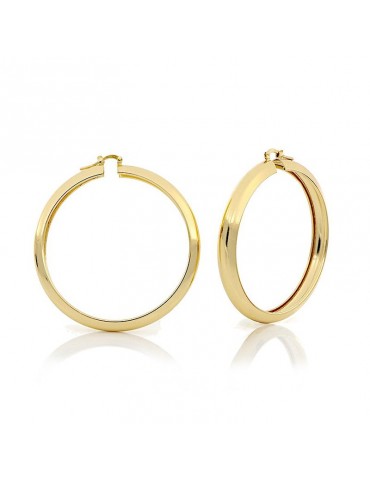 Orecchini Unoaerre Donna - Cerchio Medio - Bronzo Dorato - EXO43099G