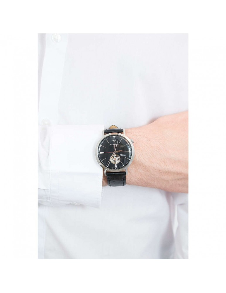 Orologio Bulova Uomo - Aerojet - Automatico - 41 mm - Nero - 96A201