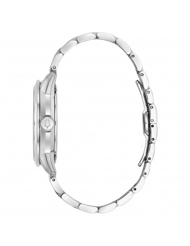 Orologio Bulova Uomo - Sutton Automatico - 42mm Argento Bianco -96A118 2