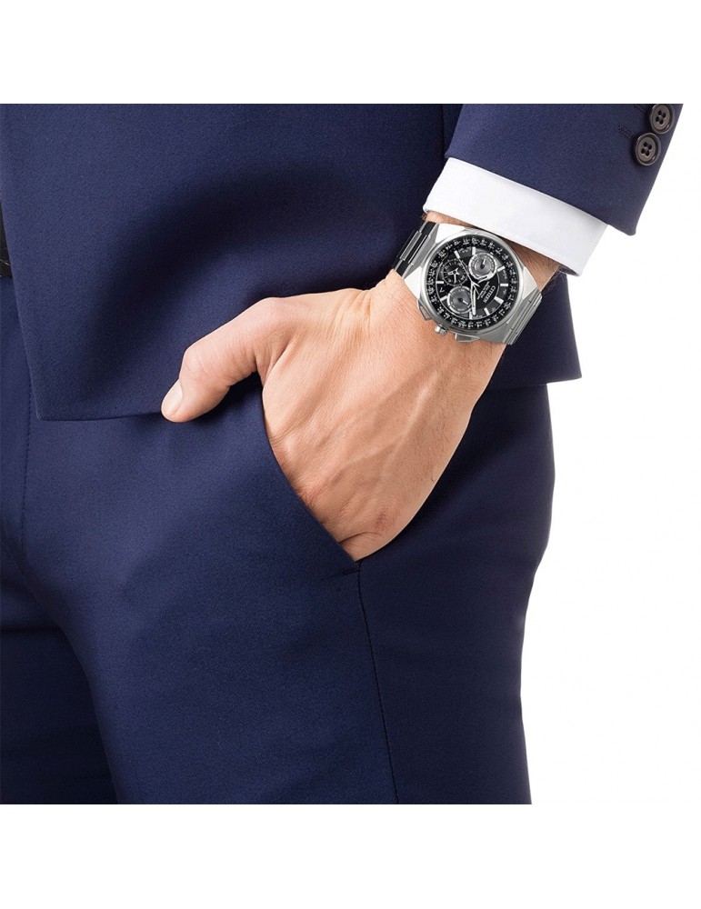 Orologio Citizen Uomo -  Satellite Wawe - 45 mm - Nero - CC900884E
