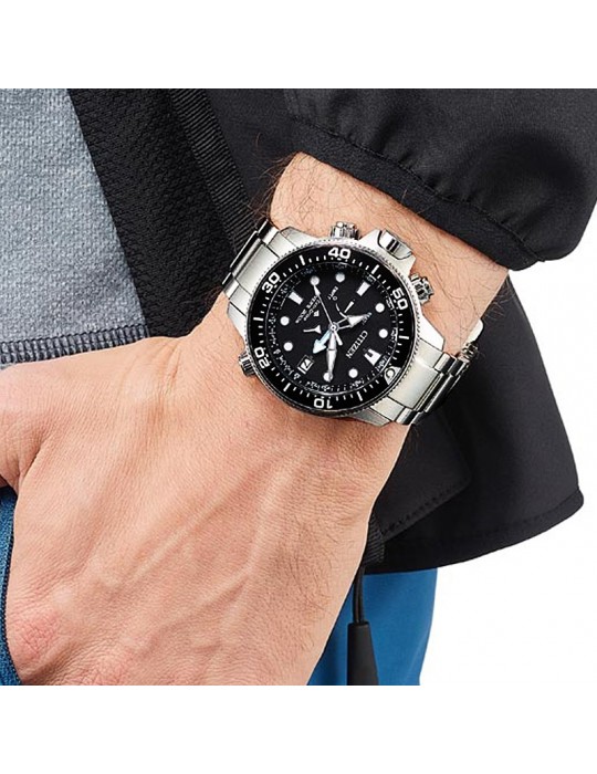 Orologio Citizen Uomo - Promaster - Crono - 46 mm - Nero - BN203185E