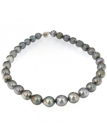 Pearl String Nimei Necklace - Sotuh Sea Tahiti - 0 2