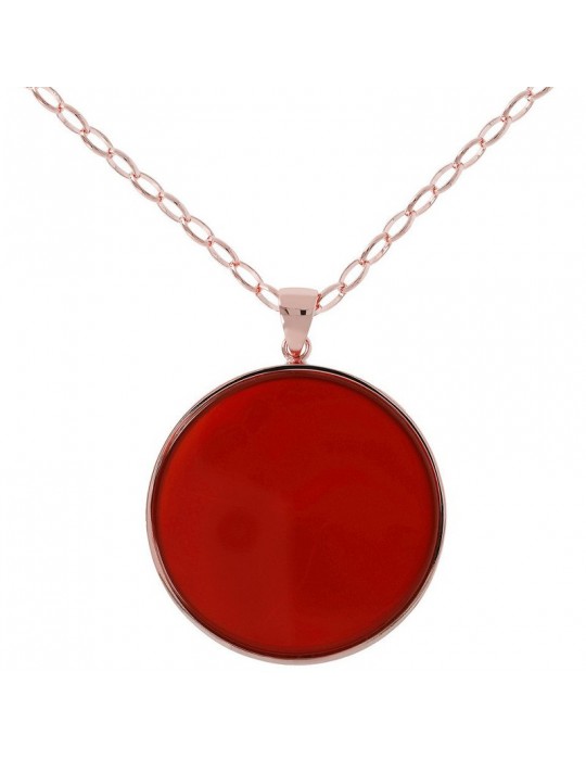 NECKLACE WITH NATURAL BRONZALLURE STONES - 0 NECKLACE WITH NATURAL BRONZALLURE STONES - 0