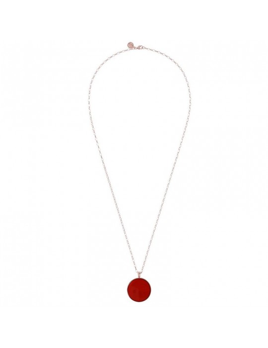 NECKLACE WITH NATURAL BRONZALLURE STONES - 0