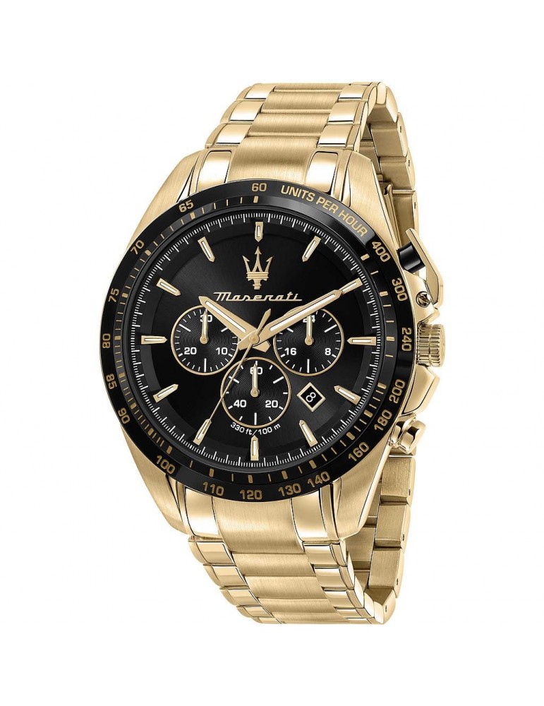 Orologio Maserati Uomo - Traguardo - Cronografo 45mm Nero -R8873612041