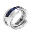 Salvini Woman Ring - in White Gold with Sapphire - 0