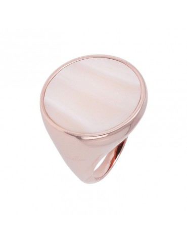 CHEVALIERE RING WITH NATURAL STONE BRONZALLURE - 0