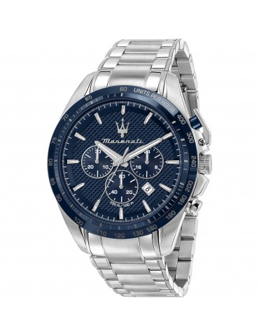 Orologio Maserati Uomo - Traguardo - Cronografo 45mm Blu - R8873612043