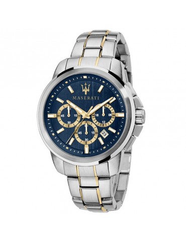 Maserati Men's Watch - Successo Chronograph 44mm Blue Gold - 0