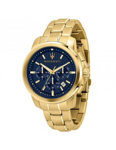 Maserati Men's Watch - Successo Chronograph 44mm Blue Golden - 0