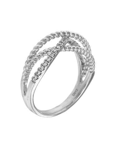 Giorgio Visconti Women's Fantasy Ring with Diamonds - 0