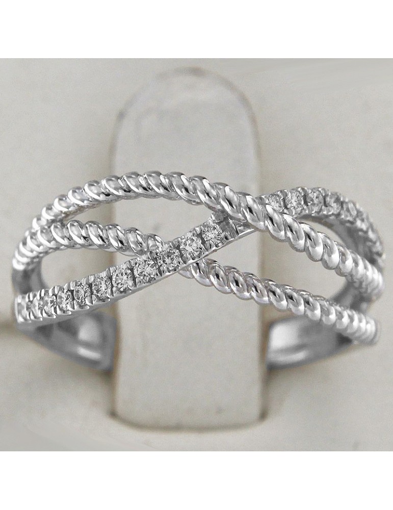 Anello Giorgio Visconti Fantasia con Diamanti da Donna - 0