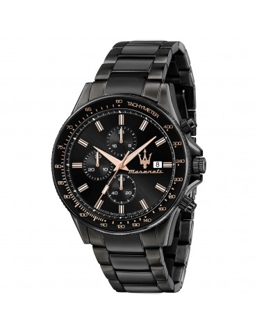 Maserati Men's Watch - Sfia Chronograph 44mm Black - 0