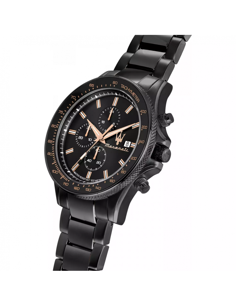 Maserati Men's Watch - Sfia Chronograph 44mm Black - 0