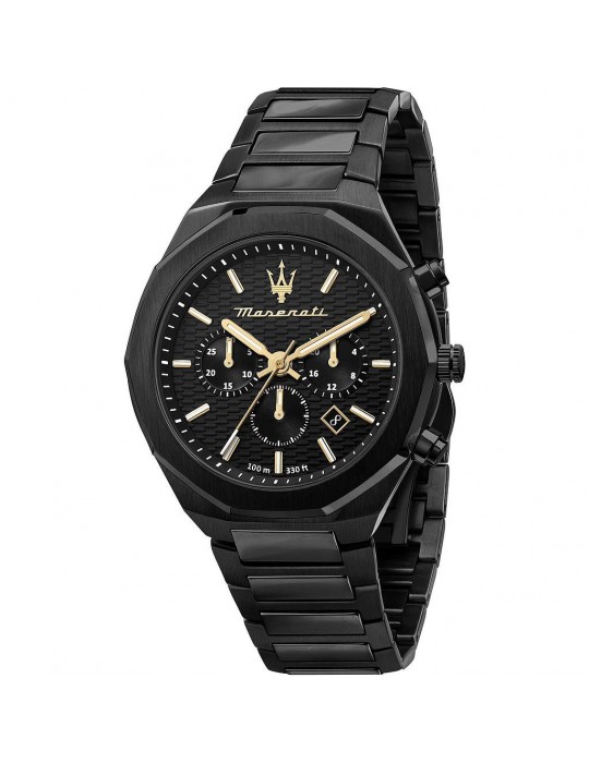 Maserati Men's Watch - Chronograph Stile 45mm Black - 0