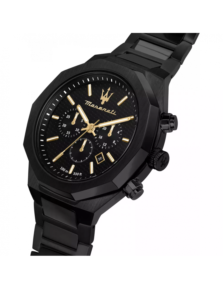 Maserati Men's Watch - Chronograph Stile 45mm Black - 0