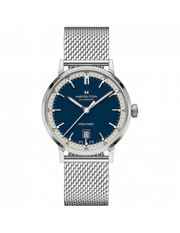 Orologio Hamilton - American Classic - Intra-Matic Automatico 40mm Blu - H38425140