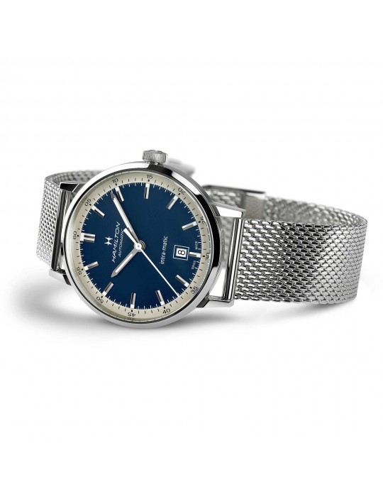 Hamilton Men's Watch - American Classic Intra-Matic Automatic 40mm Blue - 0