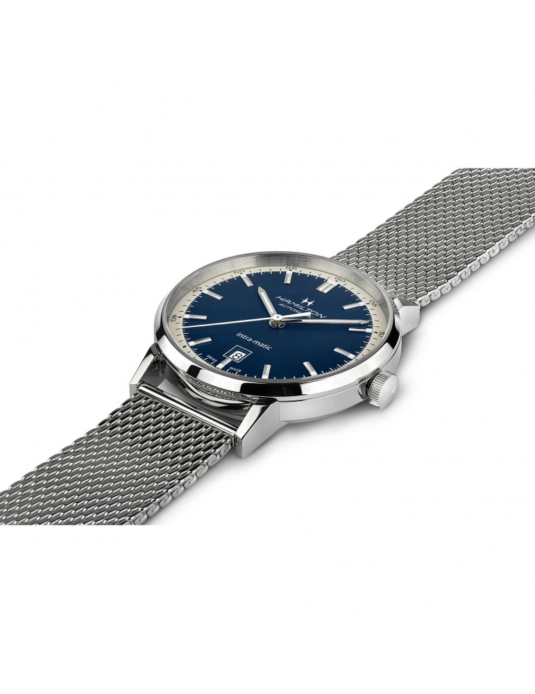 Orologio Hamilton - American Classic - Intra-Matic Automatico 40mm Blu - H38425140