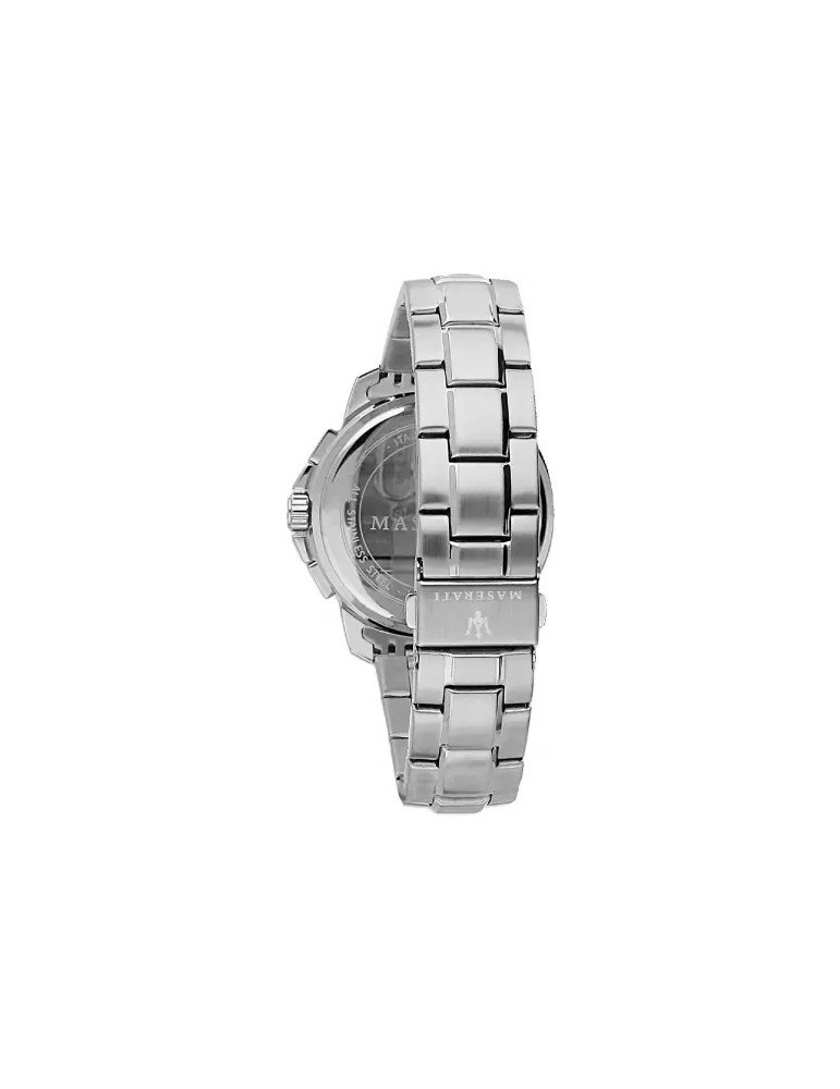Maserati Men's Silver Successo Chronograph 44mm Watch - 0