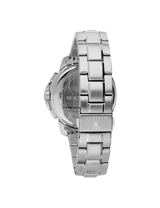 Maserati Men's Silver Successo Chronograph 44mm Watch - 0