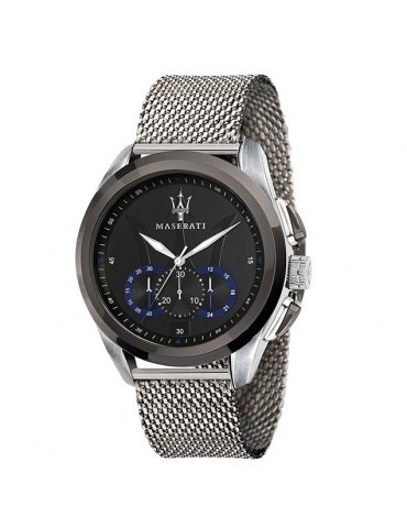 Maserati Man's Chronograph Traguardo Black 42mm Watch - 0