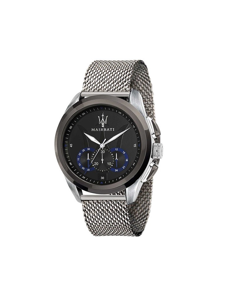 Maserati Man's Chronograph Traguardo Black 42mm Watch - 0