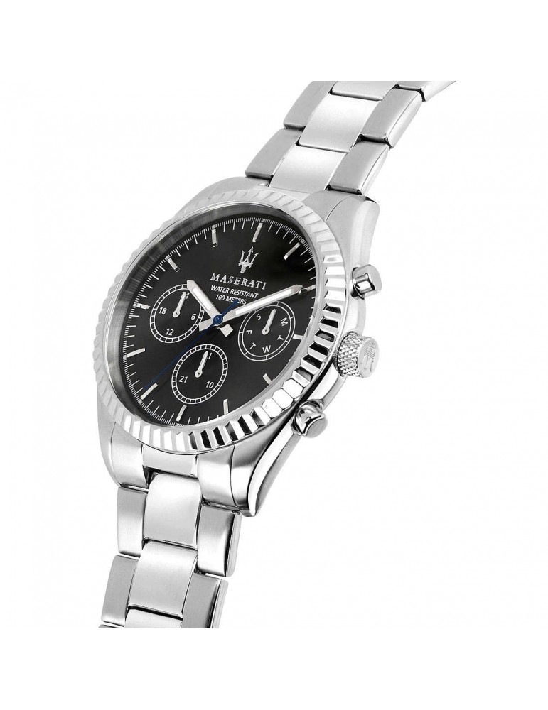 Maserati Multifunction Men's Black 43mm Watch - 0