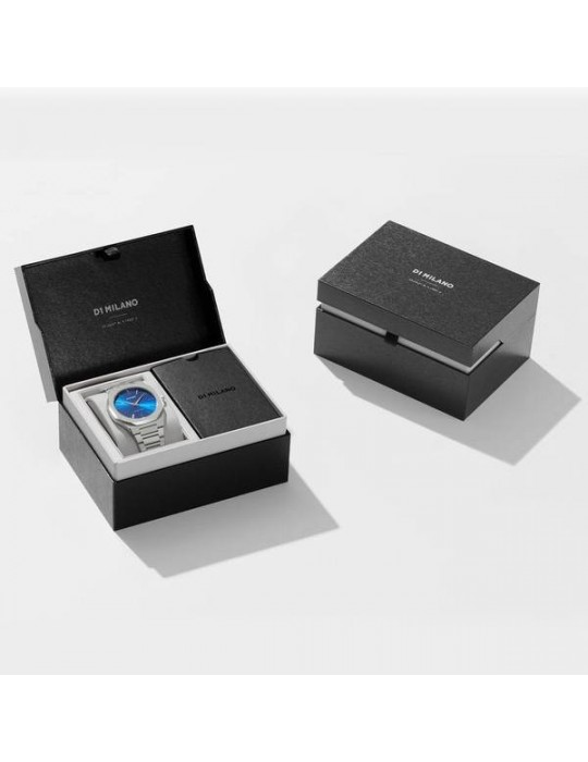 Orologio D1 Milano - Ultra Thin Bracelet - Geo - 40mm - Blu - UTBJ09