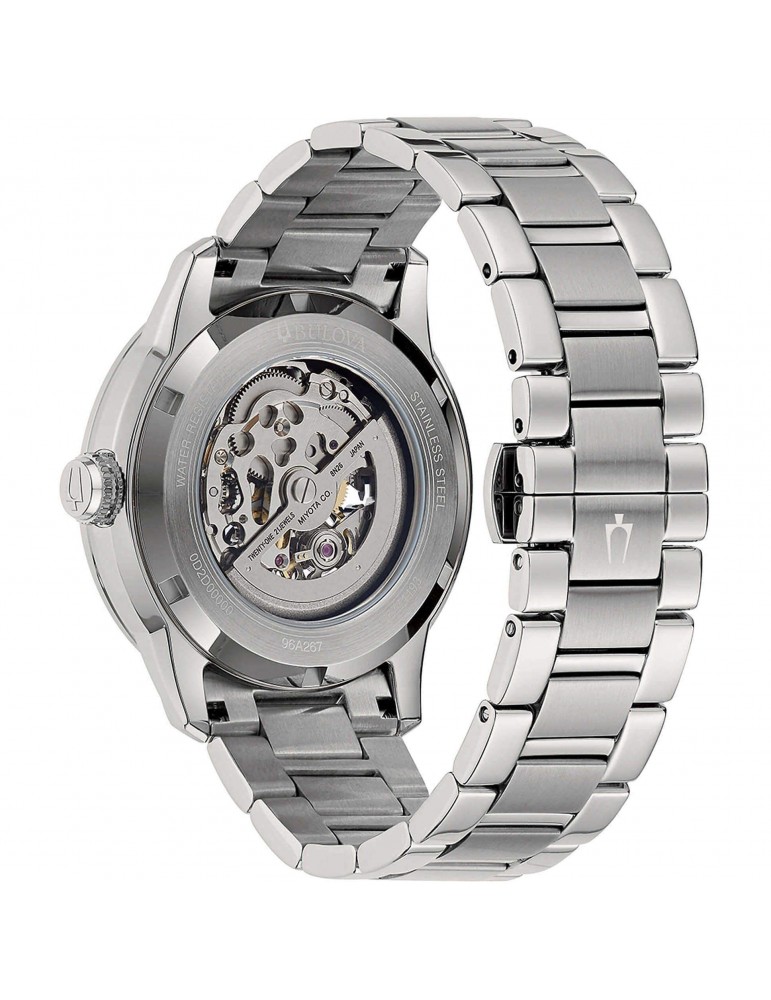 Orologio Bulova - Sutton - Meccanico Automatico - 43mm Grigio - 96A267